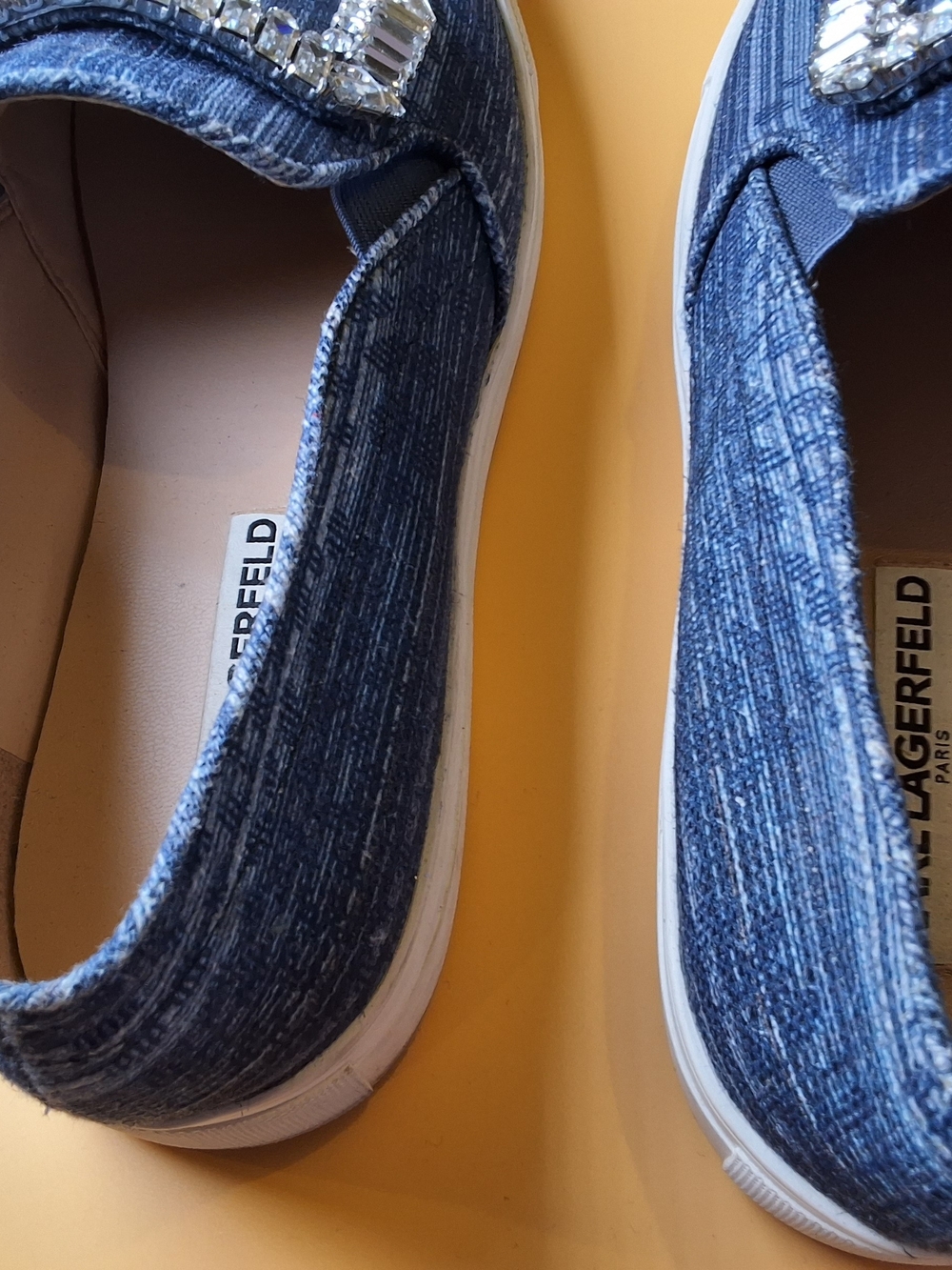 Karl Lagerfeld Denim Slip-On Loafers - Blue - Picture 10 of 11